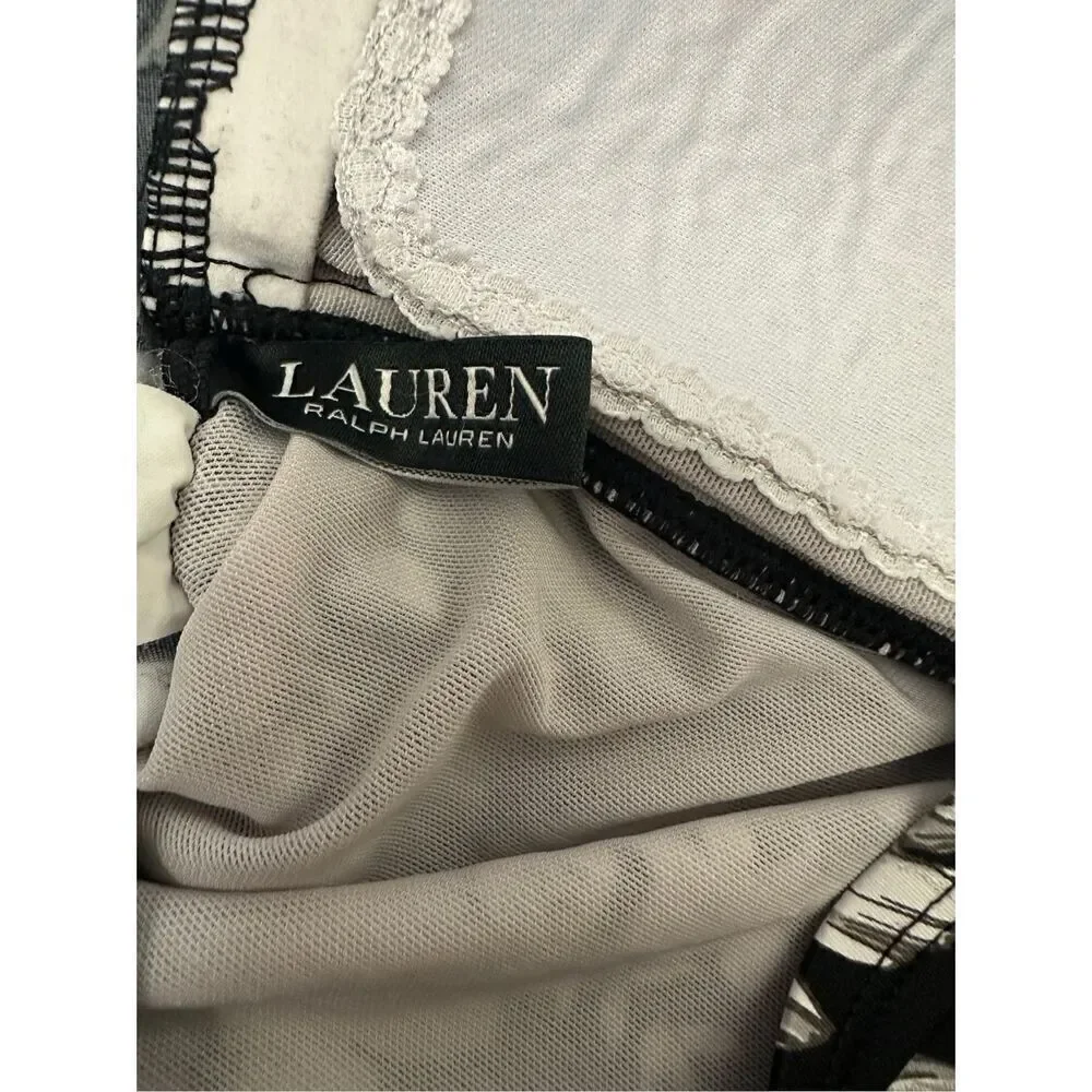 Lauren Ralph Lauren Tummy Control Twisted Tubini Swim Top